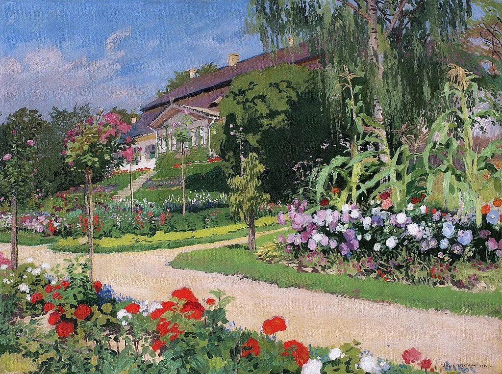 Il cortile e il giardino di Jankówka - 1914